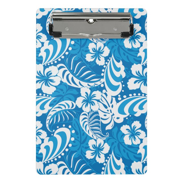 Tropical Hibiscus Pattern Mini Clipboard (Front)