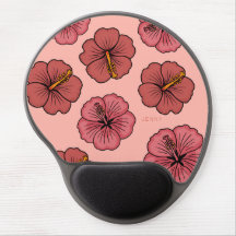 Tropical hibiscus pattern personalized