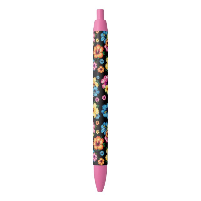 Tropical Hibiscus Pen (Front Vertical)