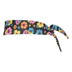 Tropical Hibiscus Tie Headband