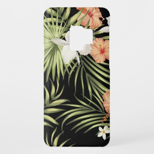 Tropical Hibiscus Vintage Floral Pattern Case_Mate Samsung Galaxy S9 Case