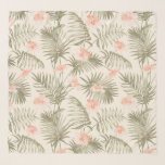Tropical Hisbiscus Palm Tree Pattern Scarf<br><div class="desc">Check out this design featuring a tropical hibiscus palm tree pattern.</div>