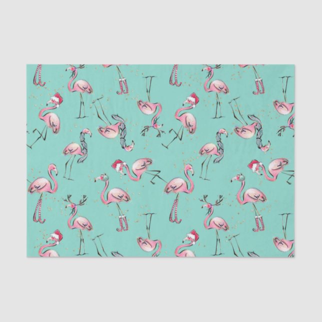 Tropical Holiday Christmas Tissue Paper (Front)