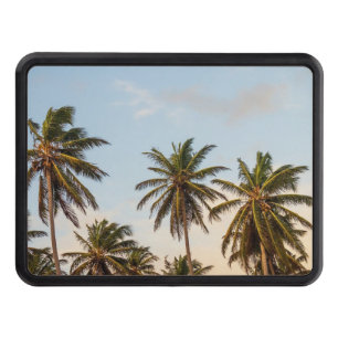 Tropical Holiday Palm Trees Hitch Cover