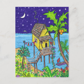 Tropical Holiday Postcard