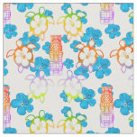 Tropical Honu And Tiki Fabric