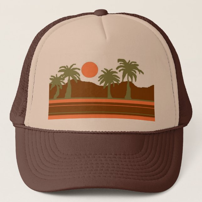 tropical horizon hat (Front)