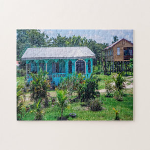 Tropical House Belize. Jigsaw Puzzle