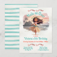 Tropical Hula Girl Birthday Party