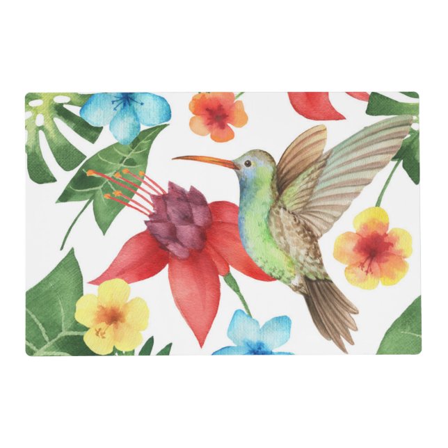 Tropical Hummingbird 2 Placemat (Front)