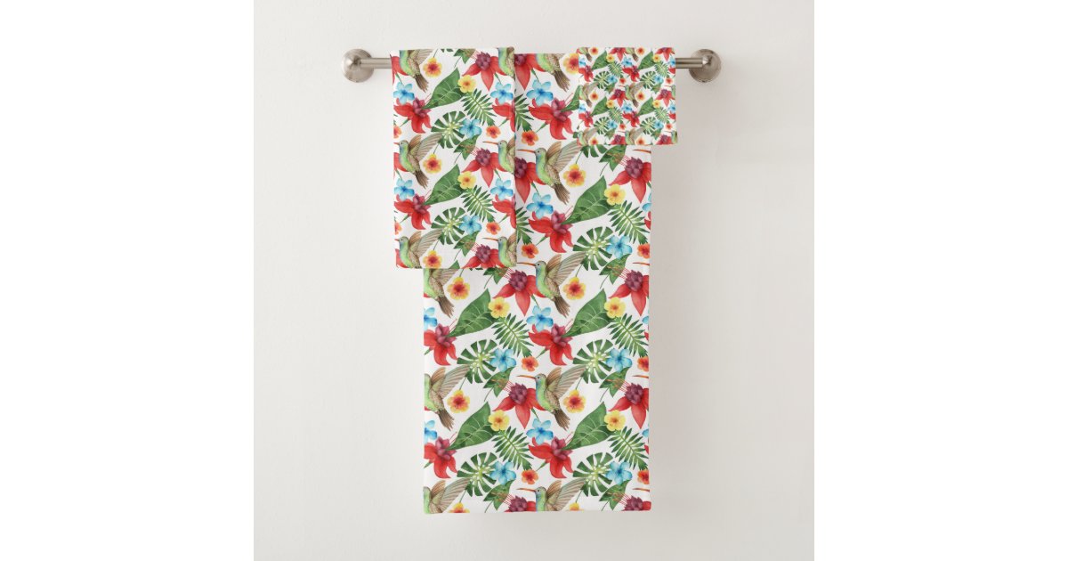 Dusen Dusen Bird Hummingbird Bath Towel