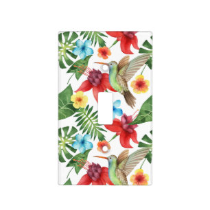 Tropical Hummingbird Light Switch Cover