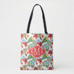 Tropical Hummingbird | Monogram Tote Bag