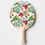 Tropical Hummingbird Ping Pong Paddle