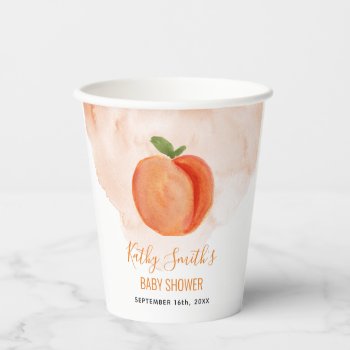 Tropical Ice Cream Floral Bridal Shower Paper Cups by HappyPartyStudio at Zazzle