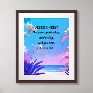 Tropical Illustration Framed Art