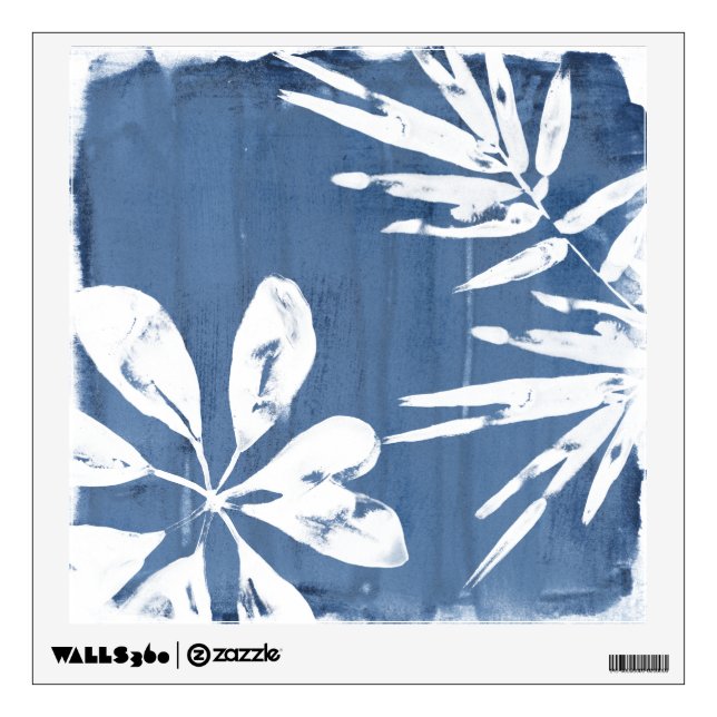 Tropical Indigo Impressions - Tropical Greenery Wall Decal (Front)