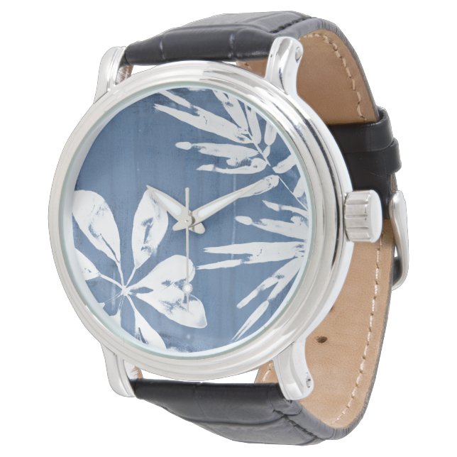 Tropical Indigo Impressions - Tropical Greenery Watch (Angled)