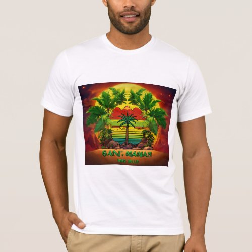 Tropical Ink Oasis Sailor Jerry_Inspired T_Shirt 
