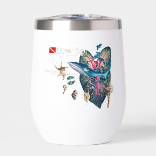 Tropical Invitation Thermal Wine Tumbler