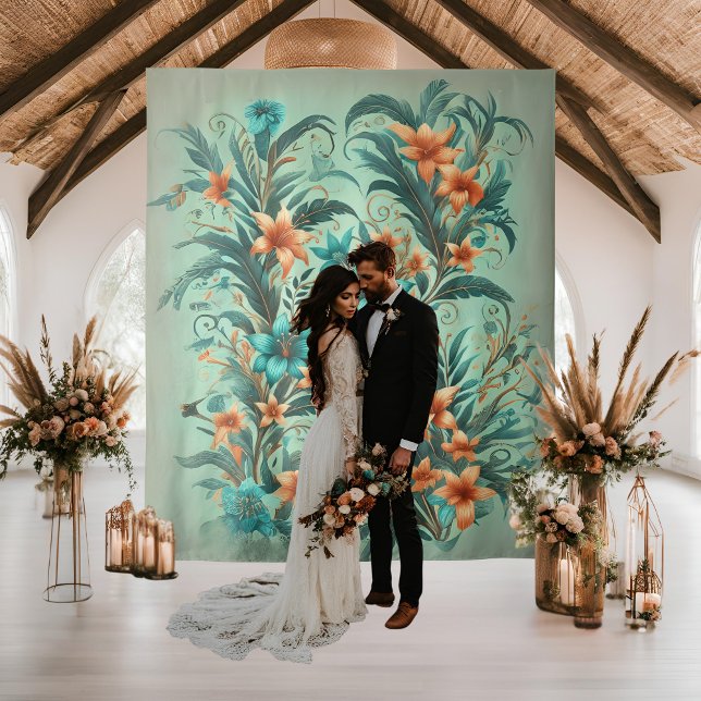 Tropical Iridescence Wedding Backdrop (Creator Uploaded)