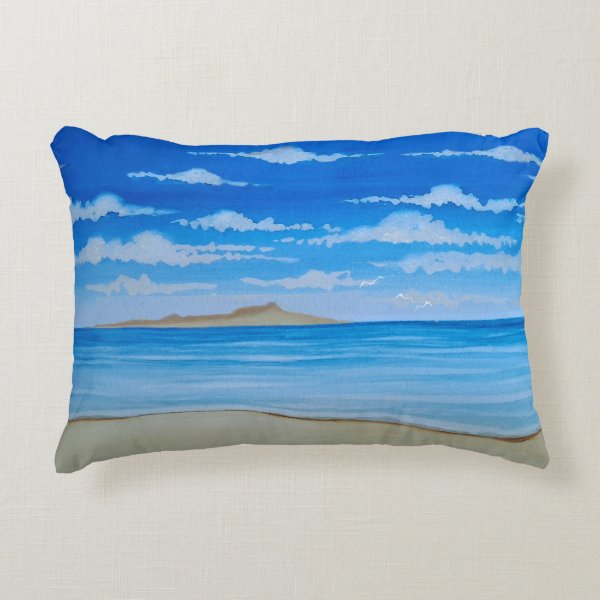 Tropical Island Accent Pillow