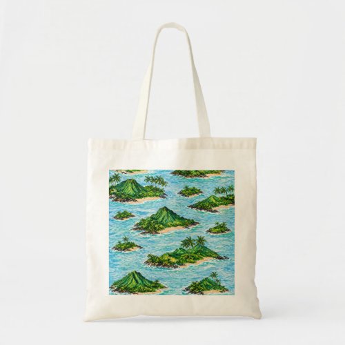 Tropical Island Archipelago Tote Bag
