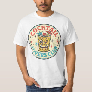 Tropical Island Bar Retro Design T-Shirt