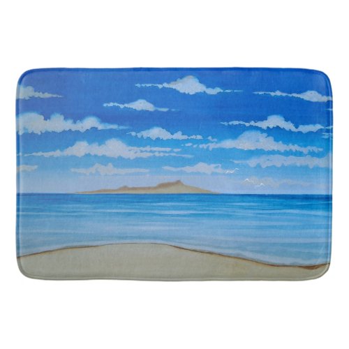 Tropical Island Bath Mat