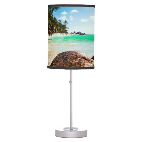 Tropical Island Beach Getaway  Table Lamp