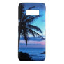 Tropical Island Beach Ocean Pink Blue Sunset Photo Case-Mate Samsung Galaxy S8 Case