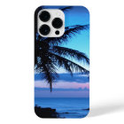 Tropical Island Beach Ocean Pink Blue Sunset Photo