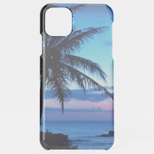 Tropical Island Beach Ocean Pink Blue Sunset Photo iPhone 11 Pro Max Case