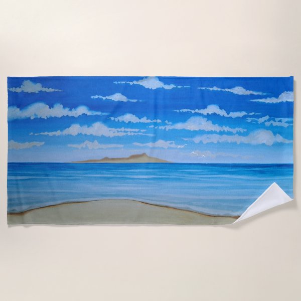 Tropical Island Beach Towel