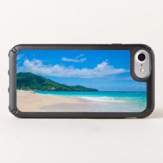 Tropical Island Beach Turquoise Water Speck iPhone Case
