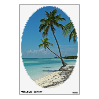 Tropical Island Beach Wall Decal