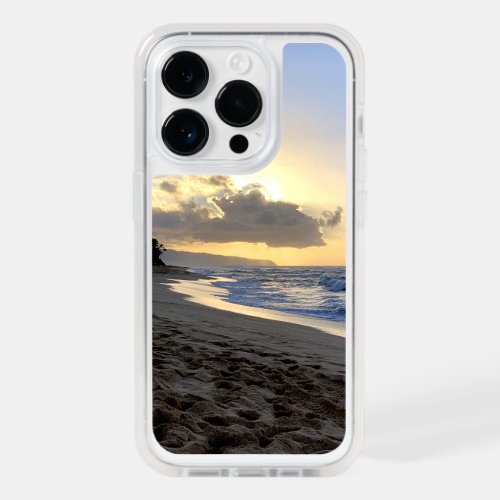 Tropical Island Coastal Beach Sunset Golden Hour OtterBox iPhone 14 Pro Case