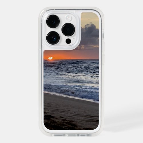 Tropical Island Coastal Beach Sunset OtterBox iPhone 14 Pro Case