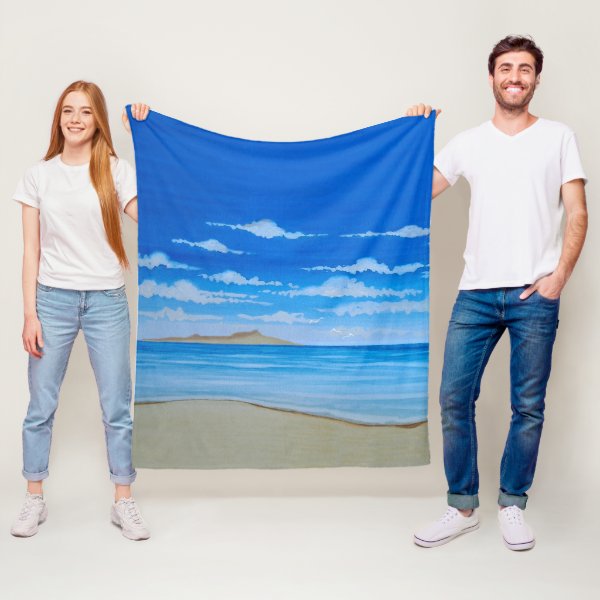 Tropical Island Fleece Blanket