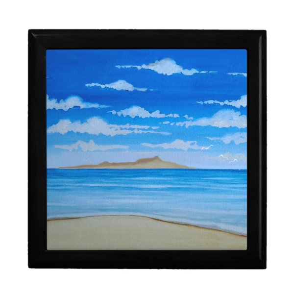 Tropical Island Jewelry Box