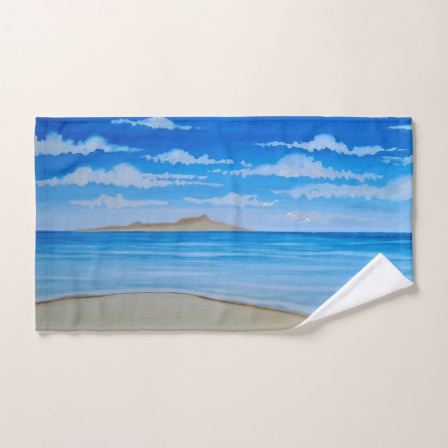 Tropical Island Hand Towel (Hand Towel)