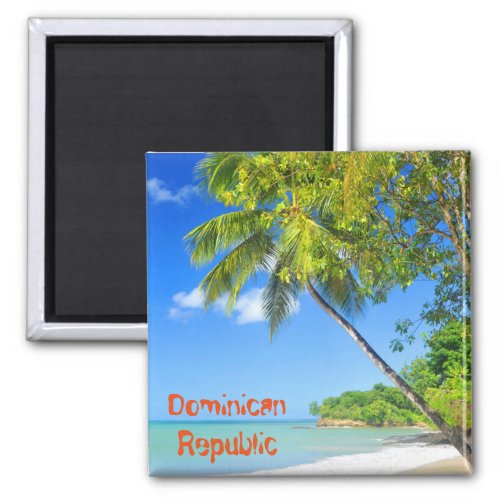 Tropical island in Dominican Republic Magnet