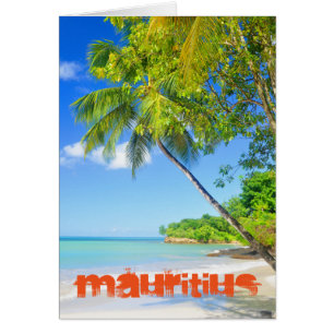 Tropical island in Mauritius