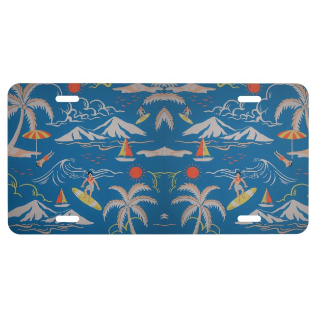Tropical Island  License Plate (Front)