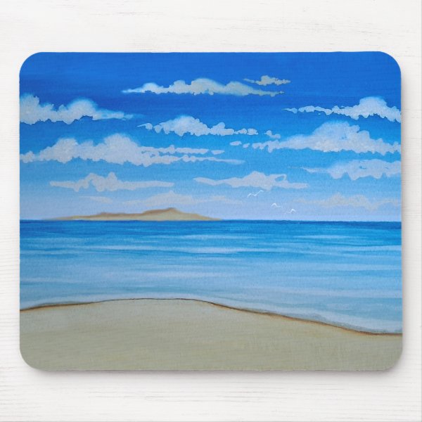 Tropical Island Mouse Pad