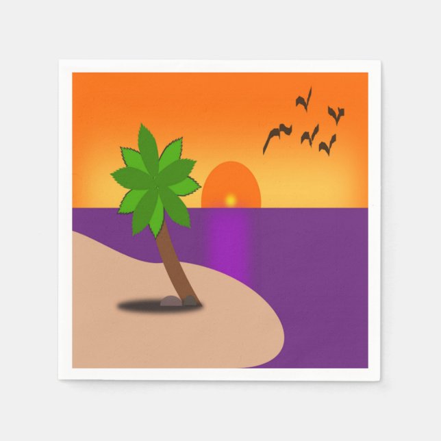 TROPICAL ISLAND NAPKINS (Front)