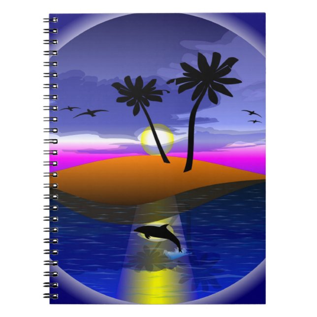 TROPICAL ISLAND NOTEBOOK (Front)
