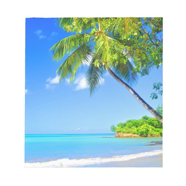 Tropical island notepad (Front)