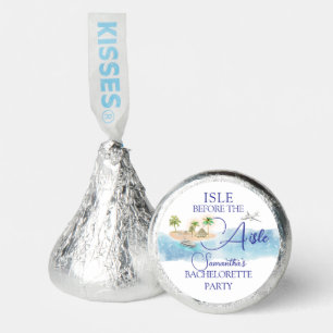 Tropical Island Palm Tree Destination Bachelorette Hershey®'s Kisses®