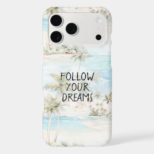 Tropical Island Palm Trees Beach iPhone 17 Pro Max Case